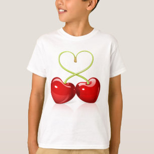 Cherry Heart T Shirt