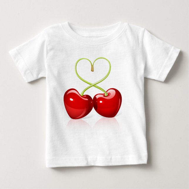 Cherry Heart Tee Shirt (Framsida)
