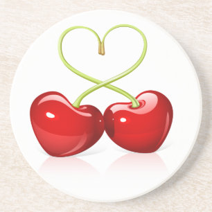 Cherry Heart Underlägg Sandsten