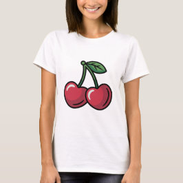 Cherry Hearts T Shirt