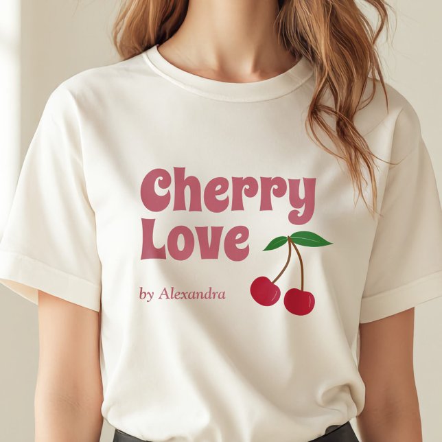 Cherry Kärlek T Shirt (Cherry Love T-Shirt)
