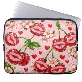 Cherry Kiss Laptoppskydd Laptop Fodral