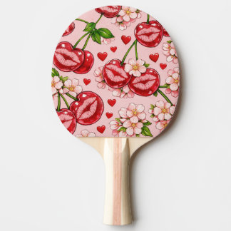 Cherry Kiss Ping Pong Paddle Pingisracket