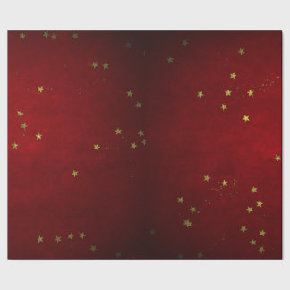 Cherry Lacquer Golden Star  Presentpapper