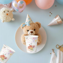 Cherry Little Cutie Paj Pastel Gingham Baby Shower