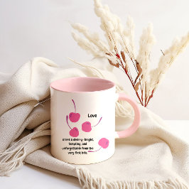 Cherry Love – Pop Art Cherries - Valentine’s Day Mugg