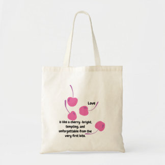Cherry Love – Pop Art Cherries - Valentine’s Day Tygkasse