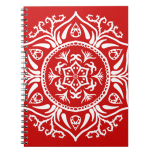 Cherry Mandala Anteckningsbok