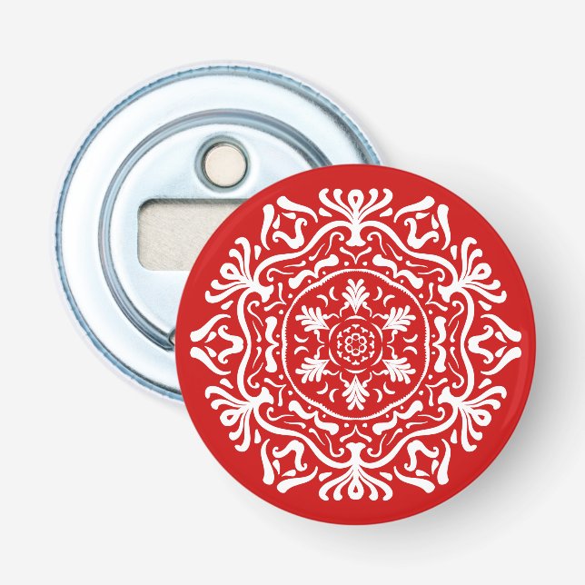 Cherry Mandala Flasköppnare (Framsidan)