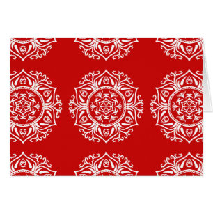 Cherry Mandala Hälsningskort