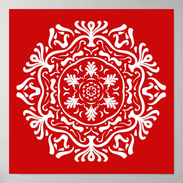 Cherry Mandala Poster (Framsidan)