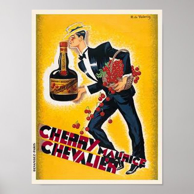 Cherry Maurice Chevalier Poster (Framsidan)