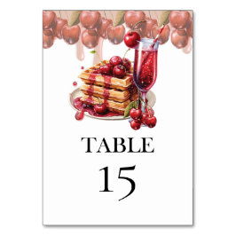 Cherry Möhippa Brunch Bordsnummer