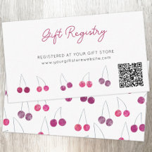 Cherry Möhippa Gift Registry QR-kod