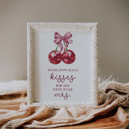 Cherry Möhippa gissar hur många Kisses Poster