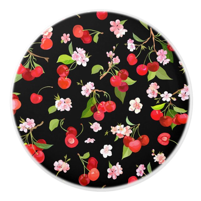 Cherry Mönster 2 Knopp (Framsidan)