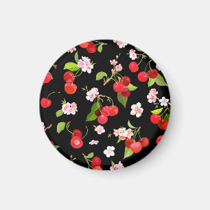 Cherry Mönster 2 Magnet