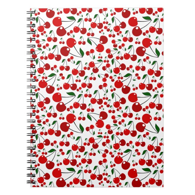 Cherry Mönster Anteckningsbok (Framsidan)