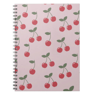 Cherry Mönster Anteckningsbok