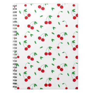 Cherry Mönster Easy Cherry Teckning Cherry Art Che Anteckningsbok