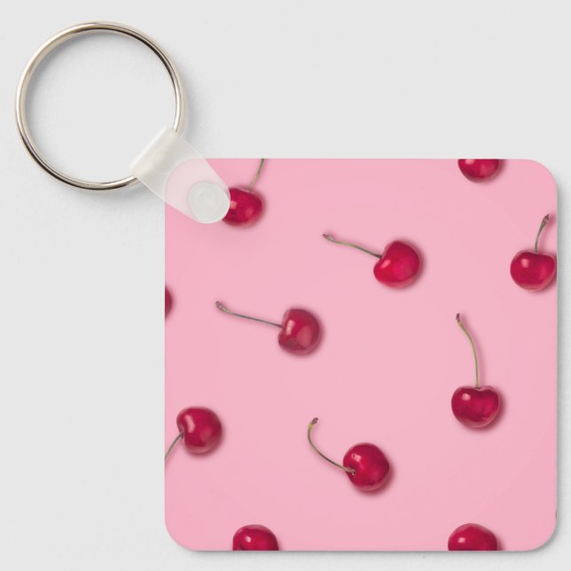 Cherry Mönster Nyckelring (Framsida)