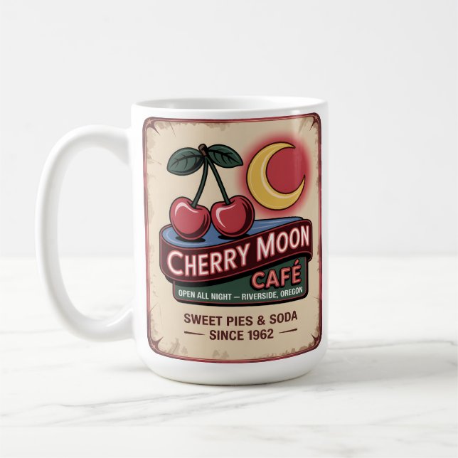 Cherry Moon Café Kaffemugg (Vänster)