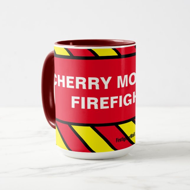 CHERRY MOUNTAIN FIREFIGHTER MUGG (Framsida vänster)