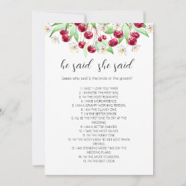 Cherry Much Bröllop match Inbjudningar