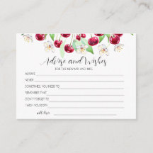 Cherry Much Bröllopsspel råd och önskningar