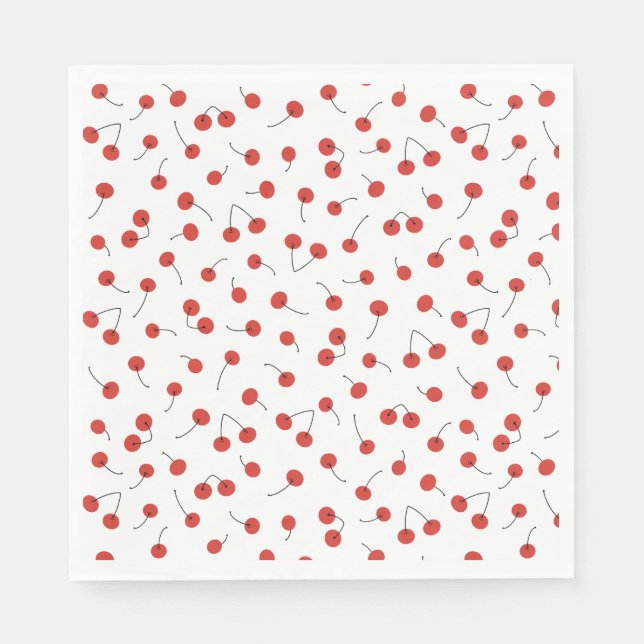 Cherry napkins pappersservett (Framsidan)