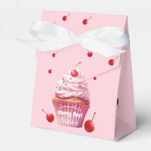 Cherry och Cupkaka Första födelsedag Presentaskar