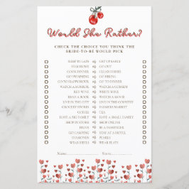 Cherry och Heart skulle hon hellre spela