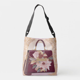 Cherry on Cake Purse AI art Axelväska