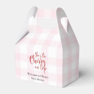 Cherry on top Baby Shower Presentaskar