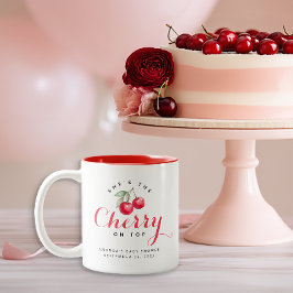 Cherry on Top Coquette Baby Shower Coffee Mugg