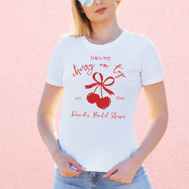 Cherry on Top Coquette Bow Möhippa Shirt T Shirt