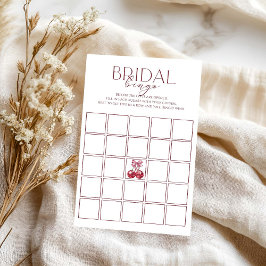 Cherry on Top Rosa Bow Möhippa Bingo Game