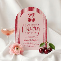 Cherry on Top välvd baby shower