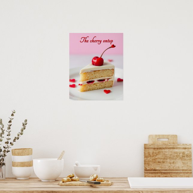 Cherry Ontop-affischen Poster (Kök)