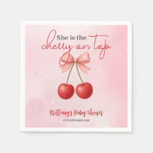 Cherry på Top Rosa Girl Baby Shower