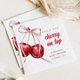 Cherry på Top Shower Pappersservett