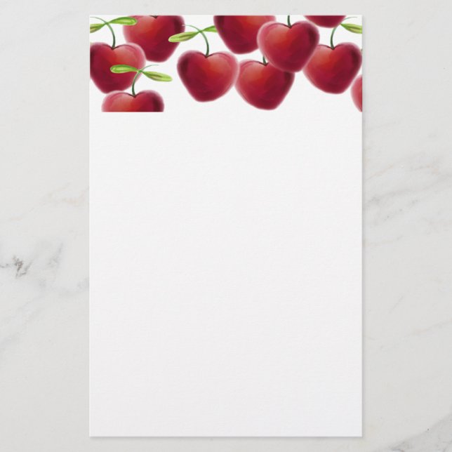 Cherry Paj Brevpapper (Framsida)