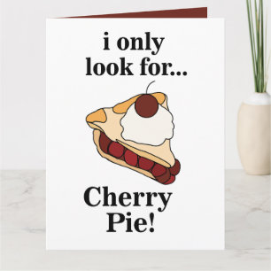Cherry Paj Dessert Party Kort