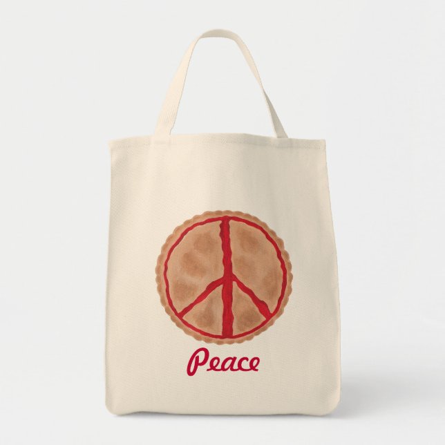 Cherry Paj Fredstecken, Tote bags Tygkasse (Framsidan)