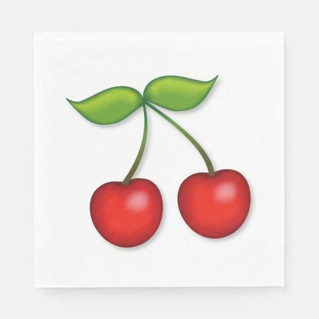 Cherry Paj Party Pappersservett (Framsidan)