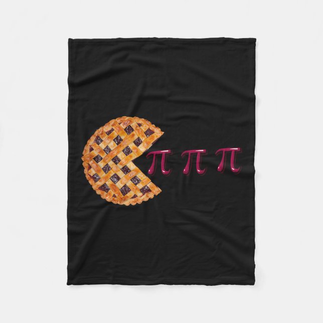 Cherry Paj Pi Day 3.14 Symbol Math Geek Teacher 20 Fleecefilt (Framsidan)