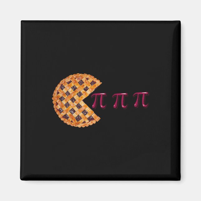 Cherry Paj Pi Day 3.14 Symbol Math Geek Teacher 20 Magnet (Framsidan)