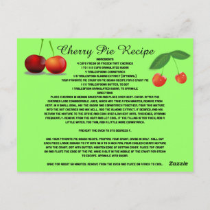 Cherry Paj Recept Fruit Sweets Dessert Cook Vykort