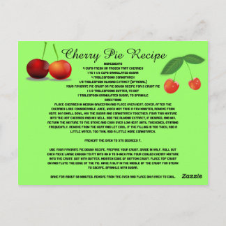 Cherry Paj Recept Fruit Sweets Dessert Cook Vykort