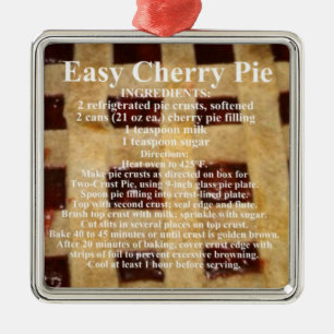 Cherry Paj Recipe Julgransprydnad Metall
